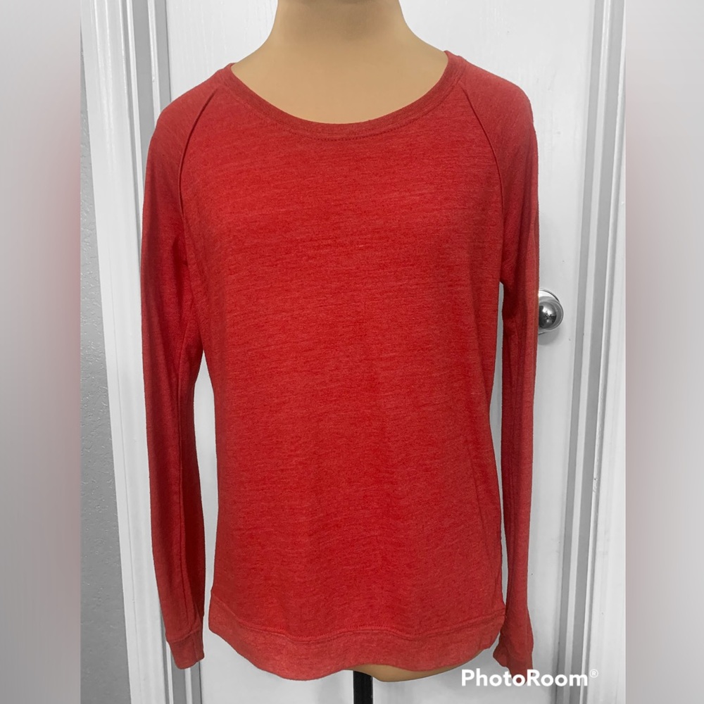 Alternative Earth Red Eco Jersey Top - Women size medium